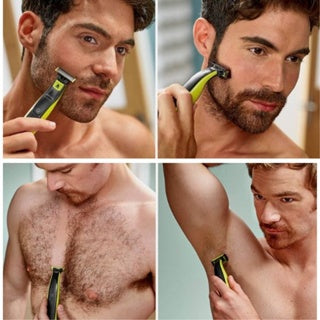 Barbeador Eletrico A Prova D'agua Usb Flexivél Profissional Aura For Men