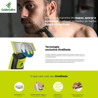 Barbeador Eletrico A Prova D'agua Usb Flexivél Profissional Aura For Men